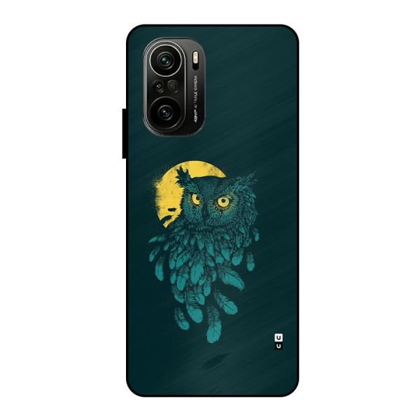 Green Owl Metal Back Case for Mi 11X Pro