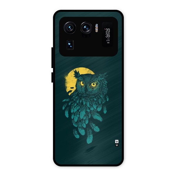 Green Owl Metal Back Case for Mi 11 Ultra