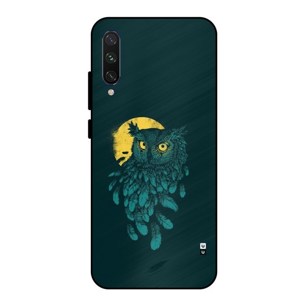 Green Owl Metal Back Case for Mi A3