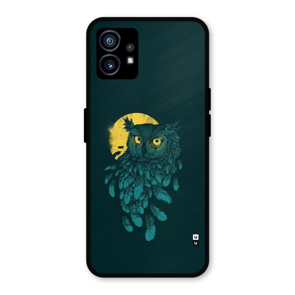 Green Owl Metal Back Case for Nothing Phone 1