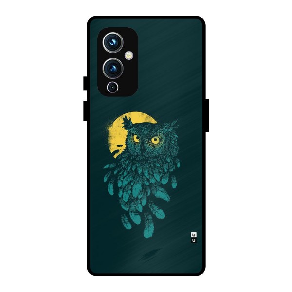 Green Owl Metal Back Case for OnePlus 9