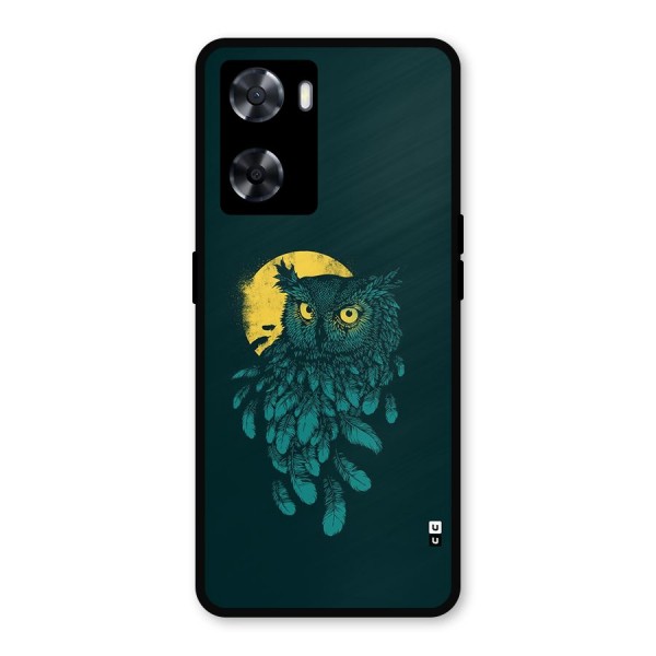 Green Owl Metal Back Case for OnePlus Nord N20 SE