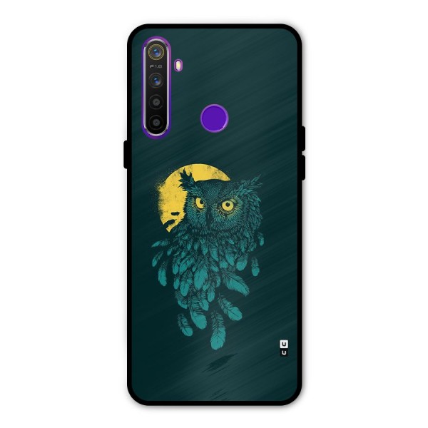 Green Owl Metal Back Case for Realme 5