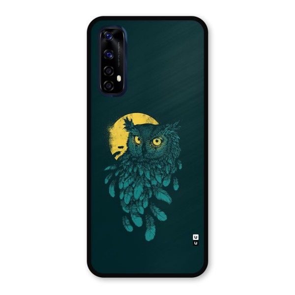 Green Owl Metal Back Case for Realme 7