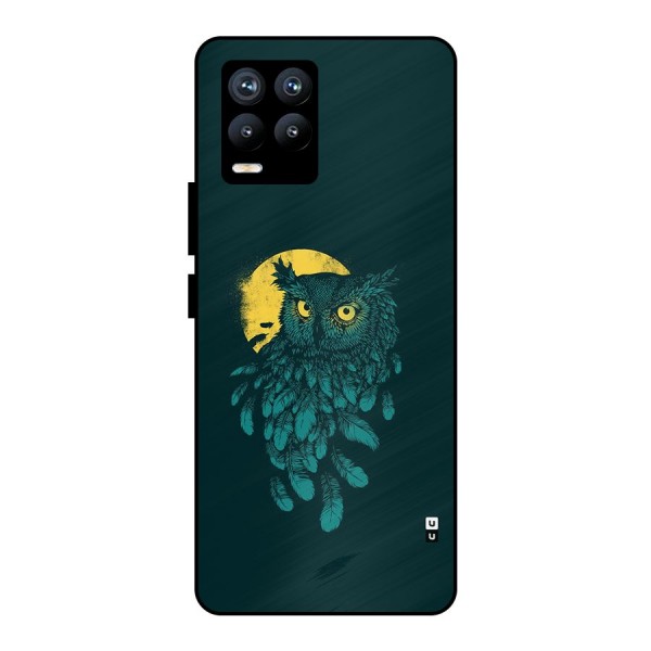 Green Owl Metal Back Case for Realme 8