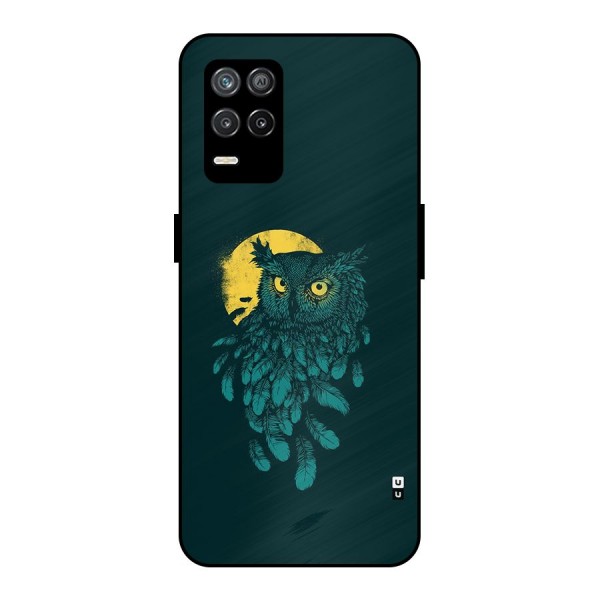 Green Owl Metal Back Case for Realme 8 5G