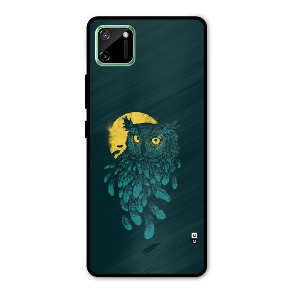 Green Owl Metal Back Case for Realme C11