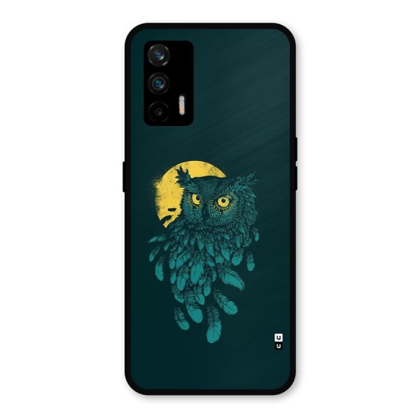 Green Owl Metal Back Case for Realme GT 5G