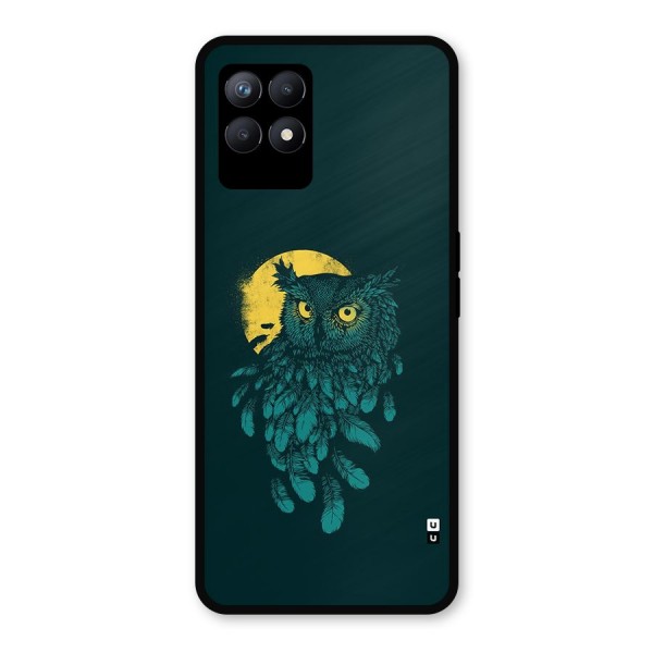 Green Owl Metal Back Case for Realme Narzo 50