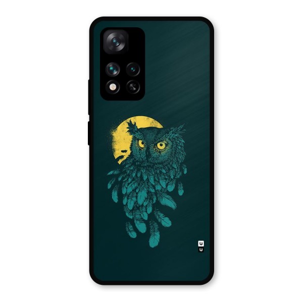 Green Owl Metal Back Case for Xiaomi 11i Hypercharge 5G