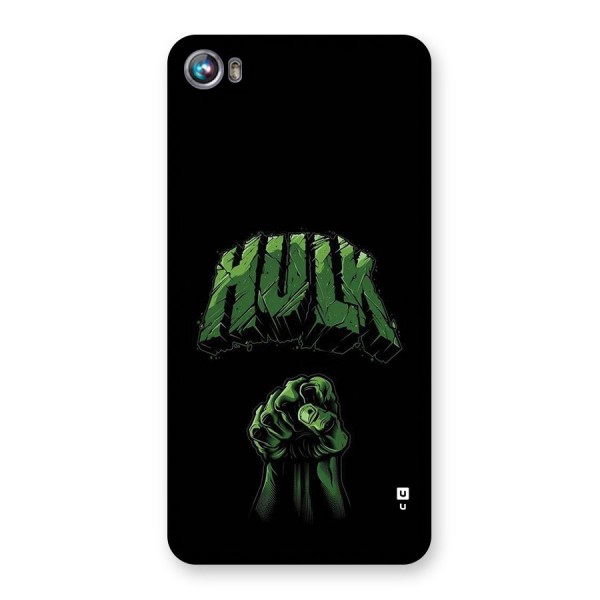 Green Punch Back Case for Canvas Fire 4 (A107)