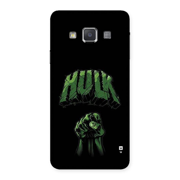 Green Punch Back Case for Galaxy A3