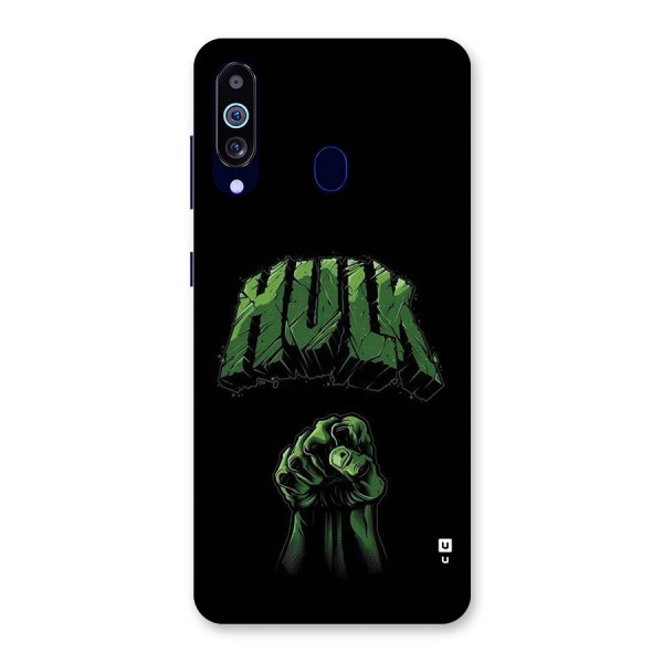 Green Punch Back Case for Galaxy A60