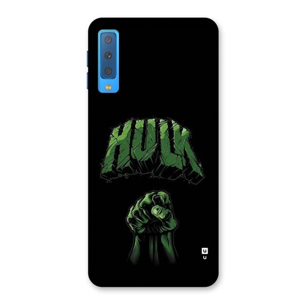 Green Punch Back Case for Galaxy A7 (2018)