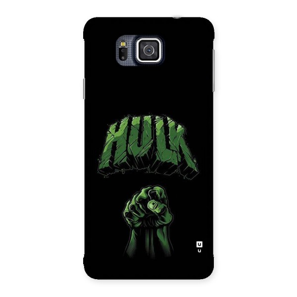 Green Punch Back Case for Galaxy Alpha