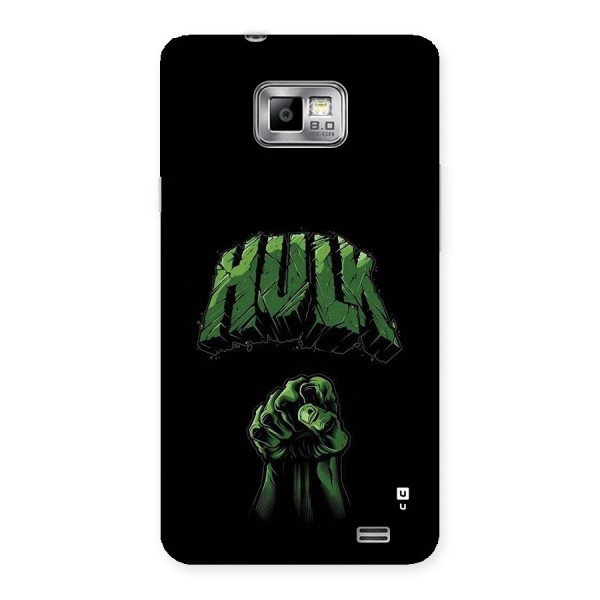 Green Punch Back Case for Galaxy S2