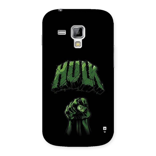 Green Punch Back Case for Galaxy S Duos