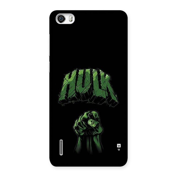 Green Punch Back Case for Honor 6