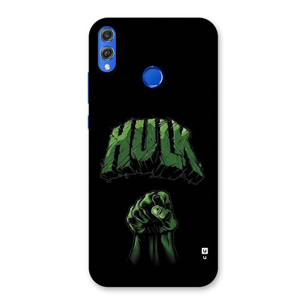 Green Punch Back Case for Honor 8X