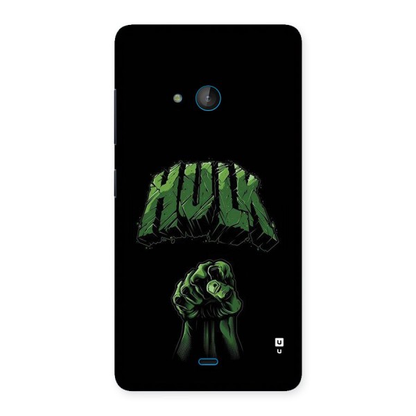 Green Punch Back Case for Lumia 540