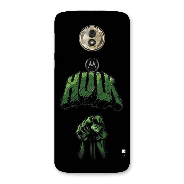 Green Punch Back Case for Moto G6 Play