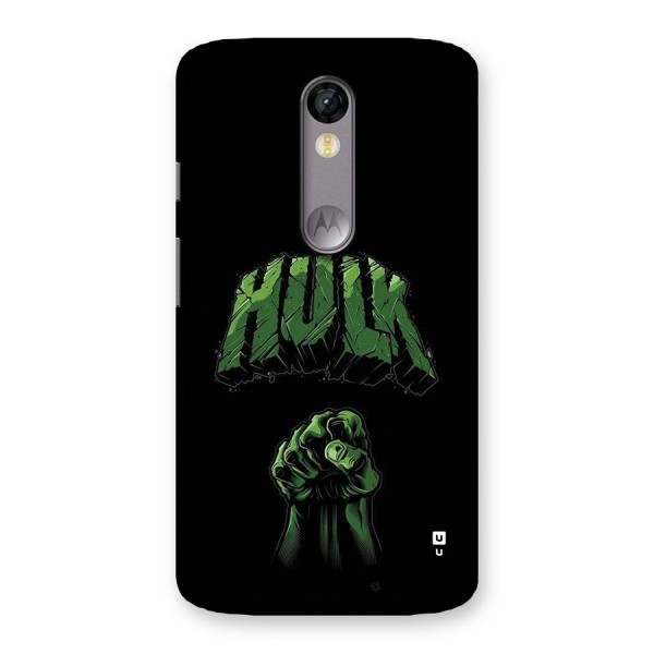 Green Punch Back Case for Moto X Force