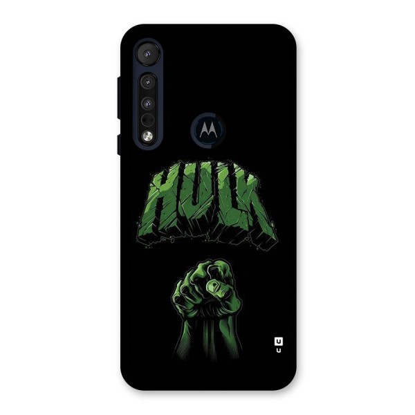 Green Punch Back Case for Motorola One Macro