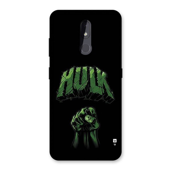 Green Punch Back Case for Nokia 3.2