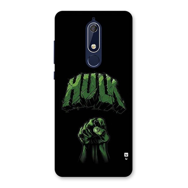 Green Punch Back Case for Nokia 5.1