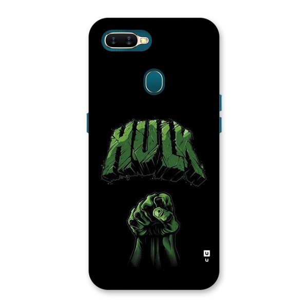 Green Punch Back Case for Oppo A12s