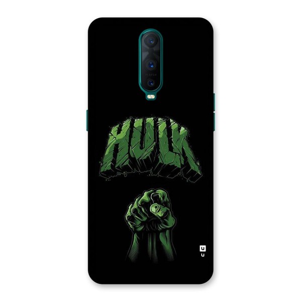 Green Punch Back Case for Oppo R17 Pro