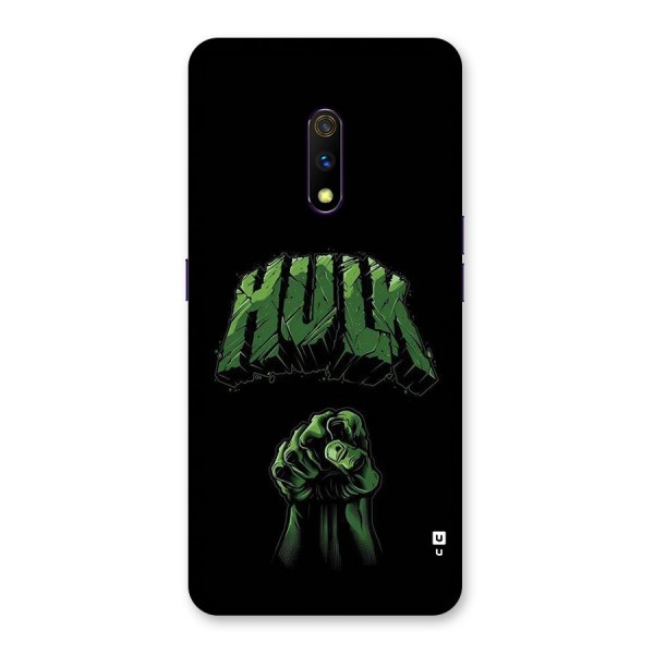 Green Punch Back Case for Realme X