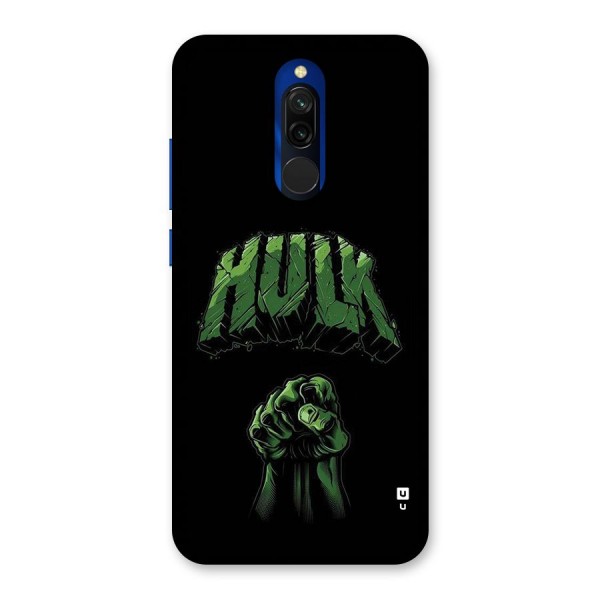 Green Punch Back Case for Redmi 8