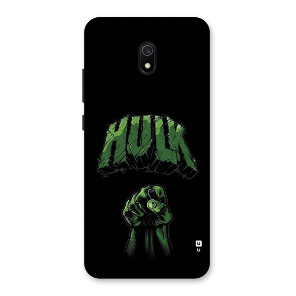 Green Punch Back Case for Redmi 8A