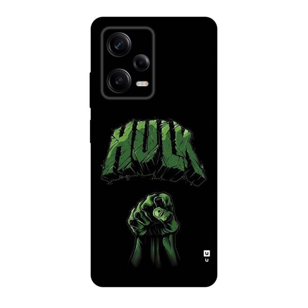 Green Punch Back Case for Redmi Note 12 Pro