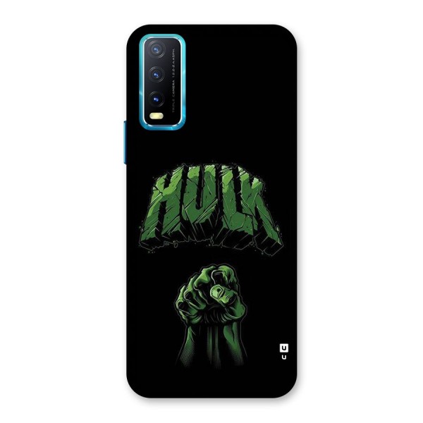 Green Punch Back Case for Vivo Y12s