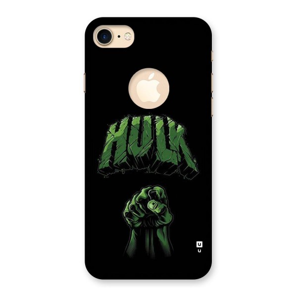 Green Punch Back Case for iPhone 8 Logo Cut