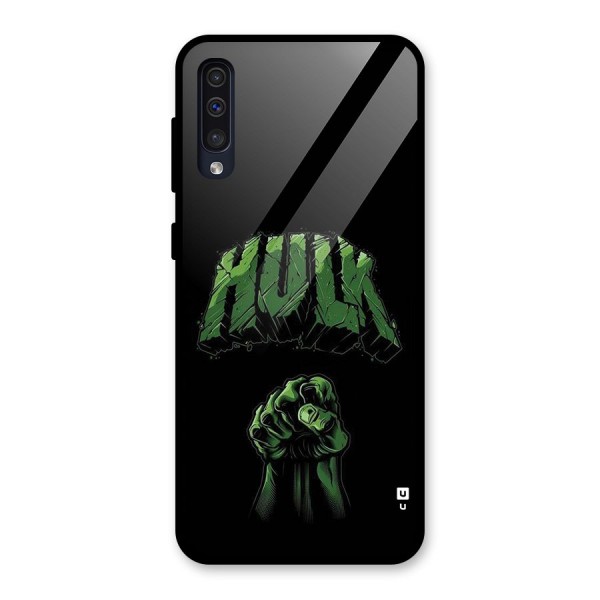 Green Punch Glass Back Case for Galaxy A50