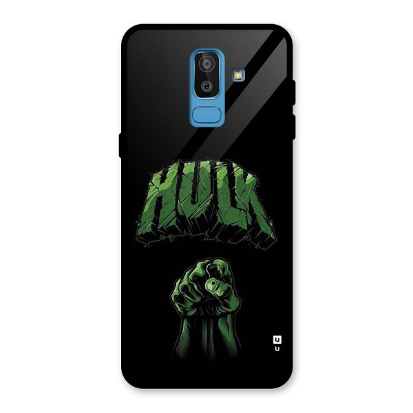 Green Punch Glass Back Case for Galaxy J8