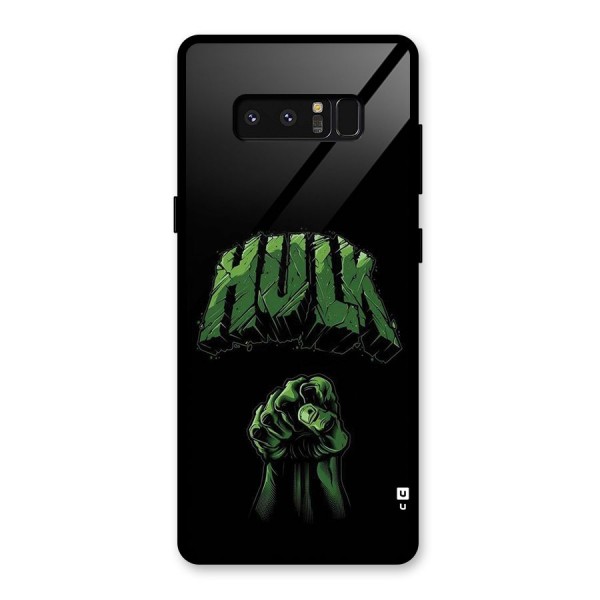 Green Punch Glass Back Case for Galaxy Note 8