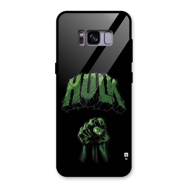 Green Punch Glass Back Case for Galaxy S8