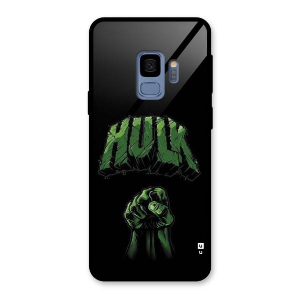 Green Punch Glass Back Case for Galaxy S9