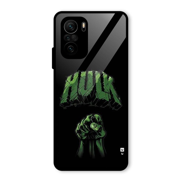 Green Punch Glass Back Case for Mi 11X Pro