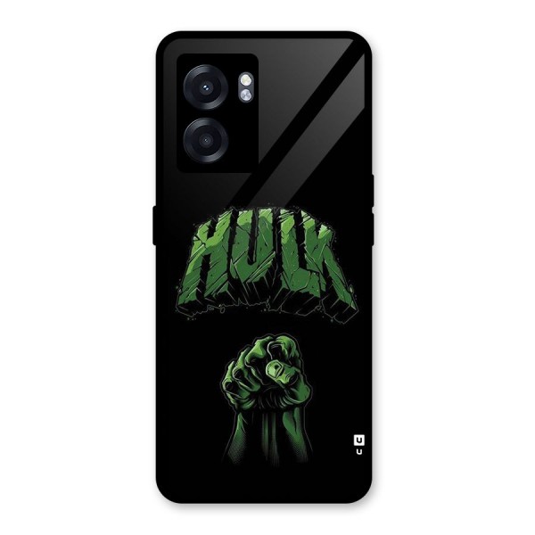 Green Punch Glass Back Case for Oppo K10 (5G)