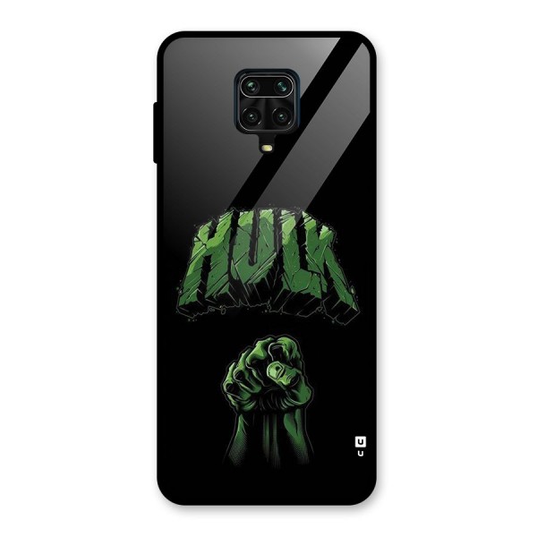 Green Punch Glass Back Case for Redmi Note 10 Lite