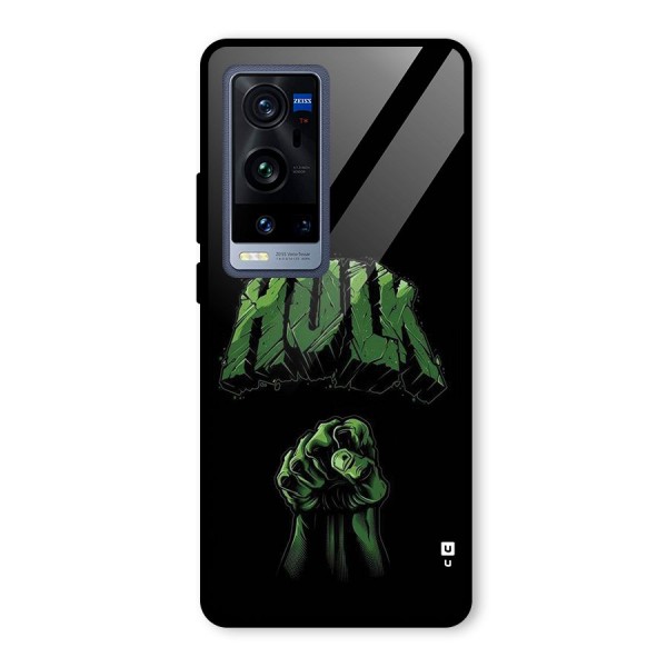 Green Punch Glass Back Case for Vivo X60 Pro Plus