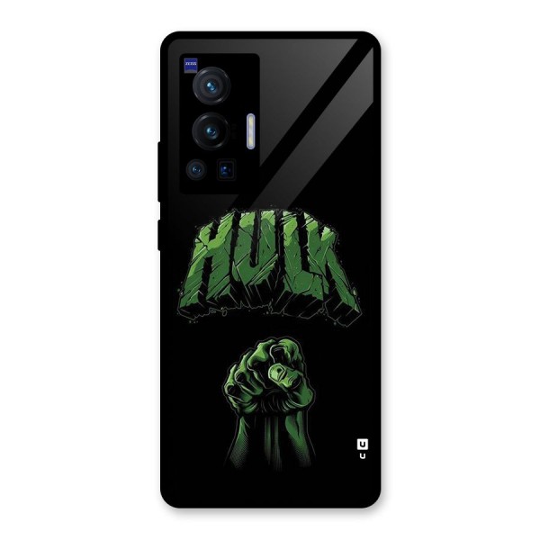 Green Punch Glass Back Case for Vivo X70 Pro