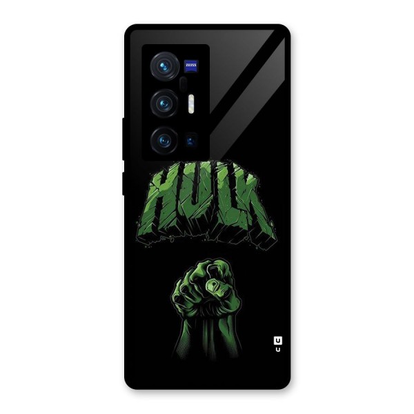 Green Punch Glass Back Case for Vivo X70 Pro Plus