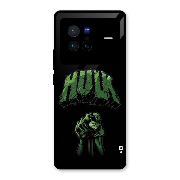 Green Punch Glass Back Case for Vivo X80