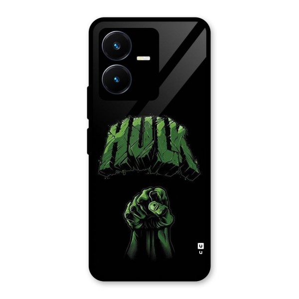 Green Punch Glass Back Case for Vivo Y22